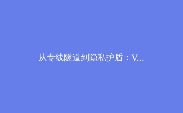 从专线隧道到隐私护盾：VPN技术演进如何重塑数字时代的安全与自由边界 - 3